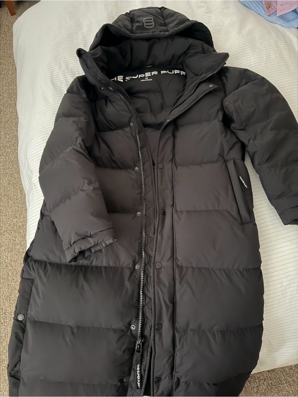 Aritzia Super Puff Long Puffer Coat - Black